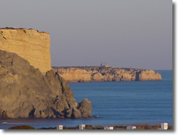 Southern Views of the Cliffs and Sea.